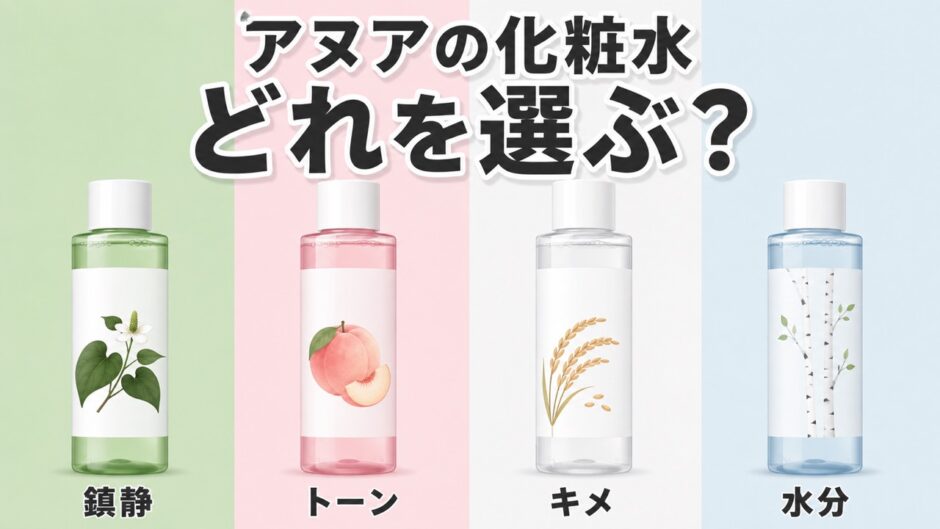 アヌア 化粧水 違い 比較