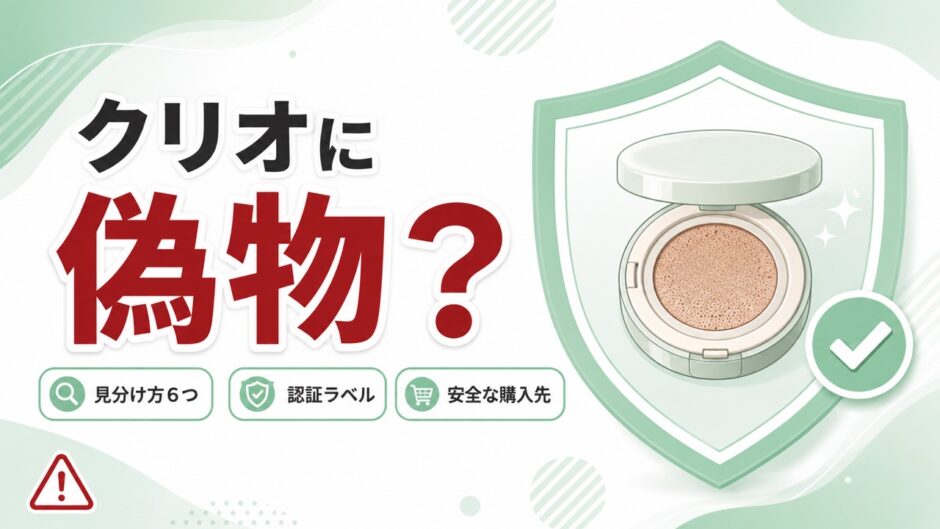 クリオ 偽物 見分け方