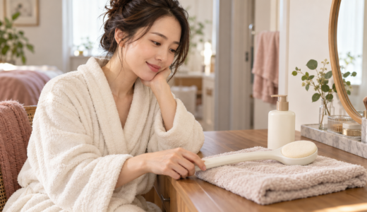 ボディクリームを背中に塗る方法｜届かない場所の工夫と塗布具の選び方